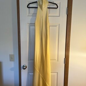 Show Me Your MuMu Yellow Backless Dress